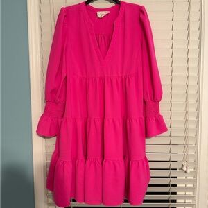 Tuckernuck Pink Tiered Dress